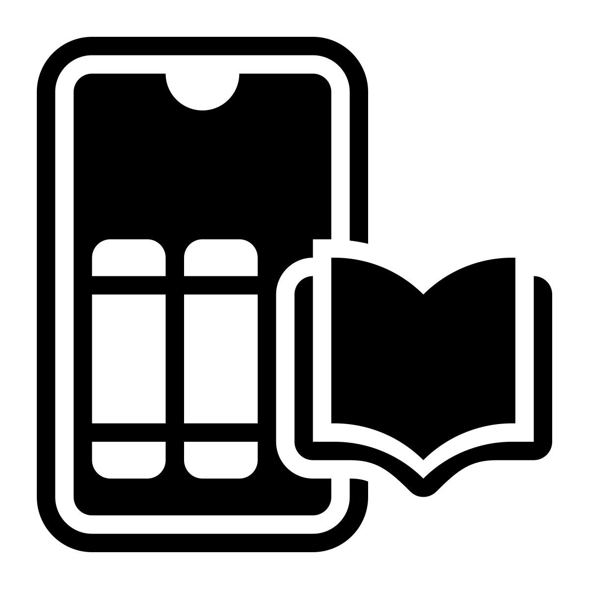 biblioteca de teléfonos inteligentes icon