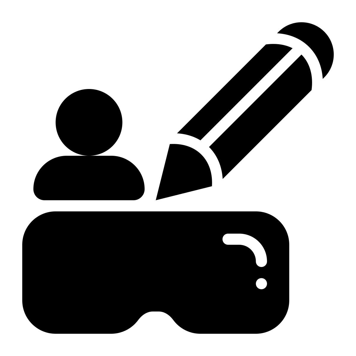 virtual reality designer icon