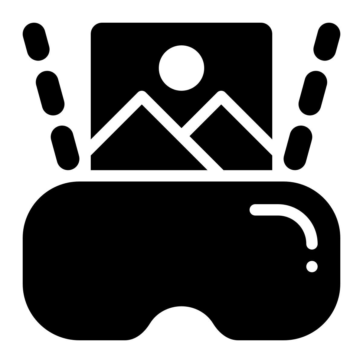 virtual reality image icon