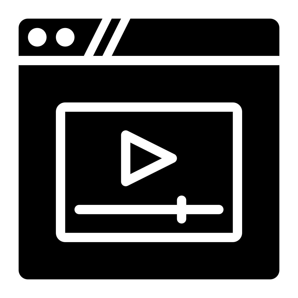 Transmisión web icon