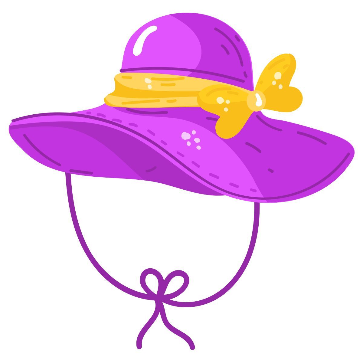 beach hat icon