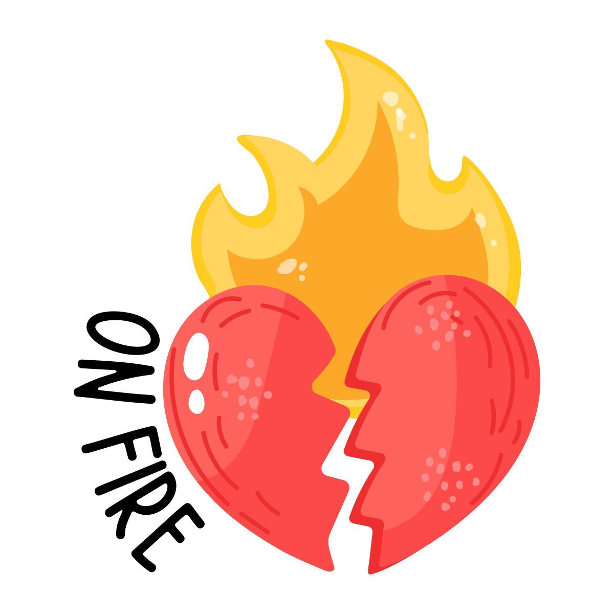 icon coração ardente