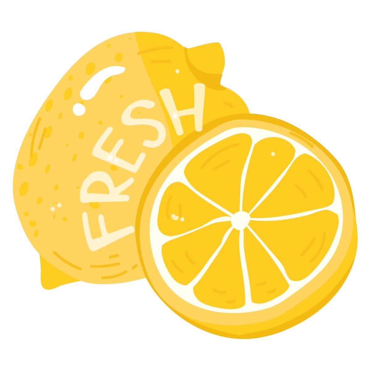 fresh lemon icon