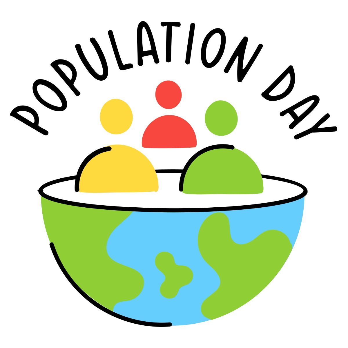 population day icon