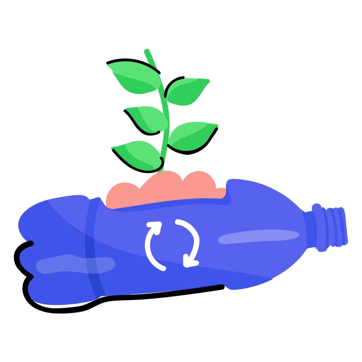 recycle bottle icon