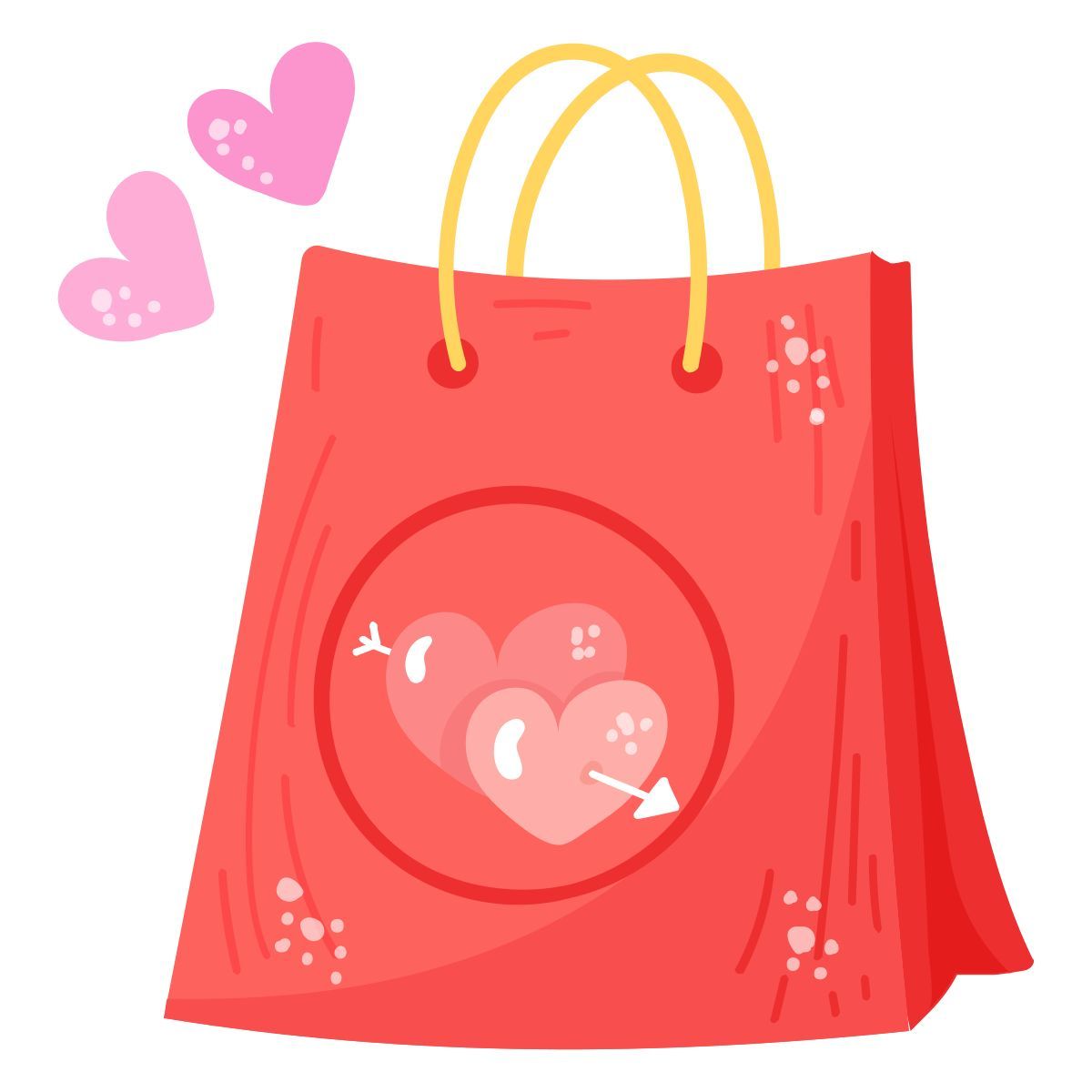 valentinstags shopping icon