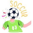 external Football-Player-football-stickers-smashing-stocks-10 icon