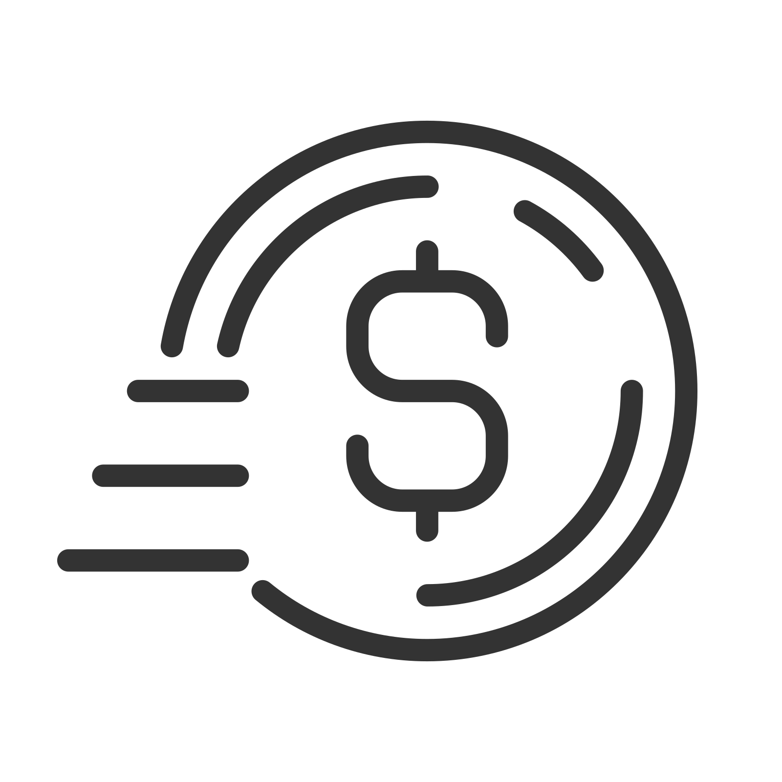 external Coin-In-Motion-money-stroke-papa-vector icon