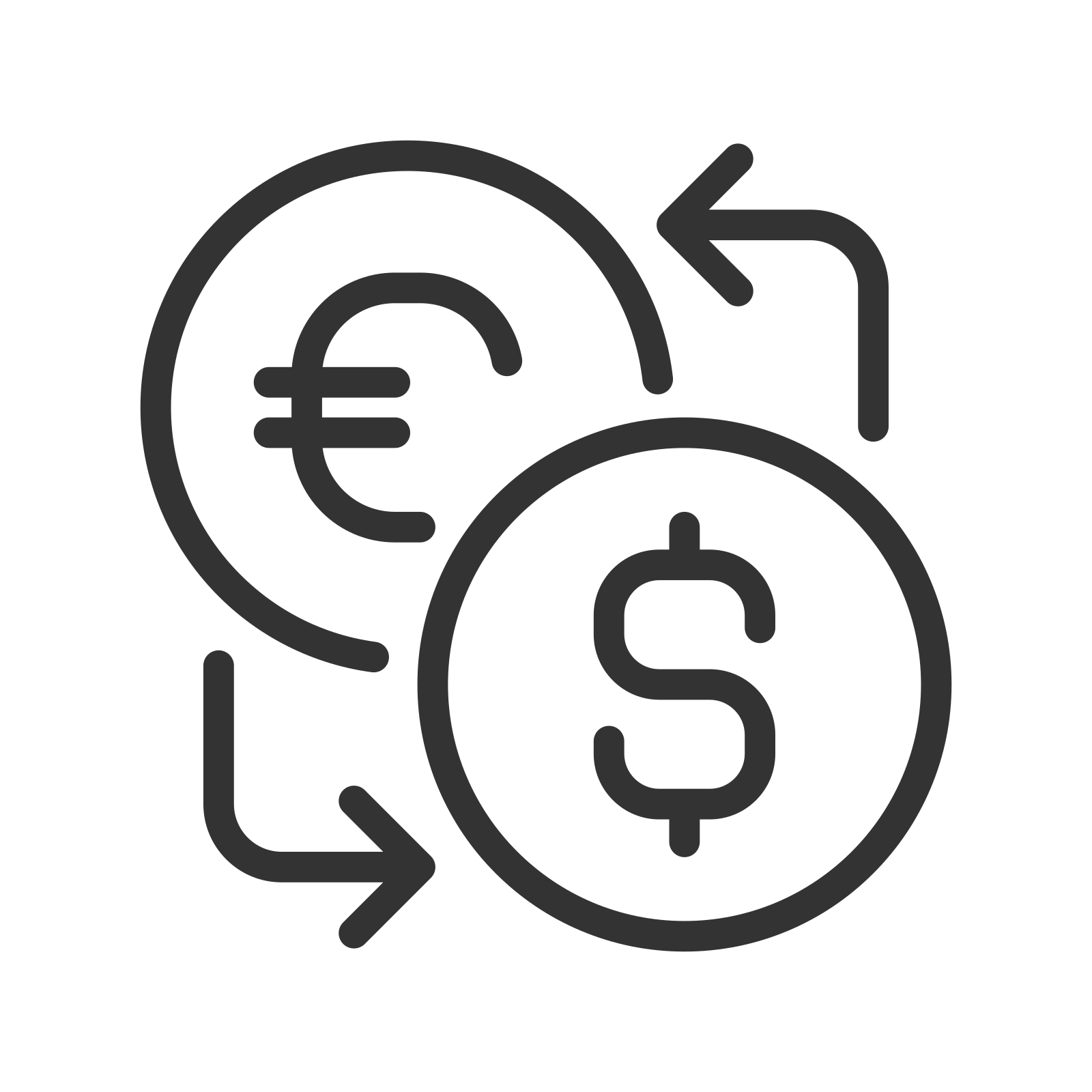 external Currency-Exchange-money-stroke-papa-vector icon
