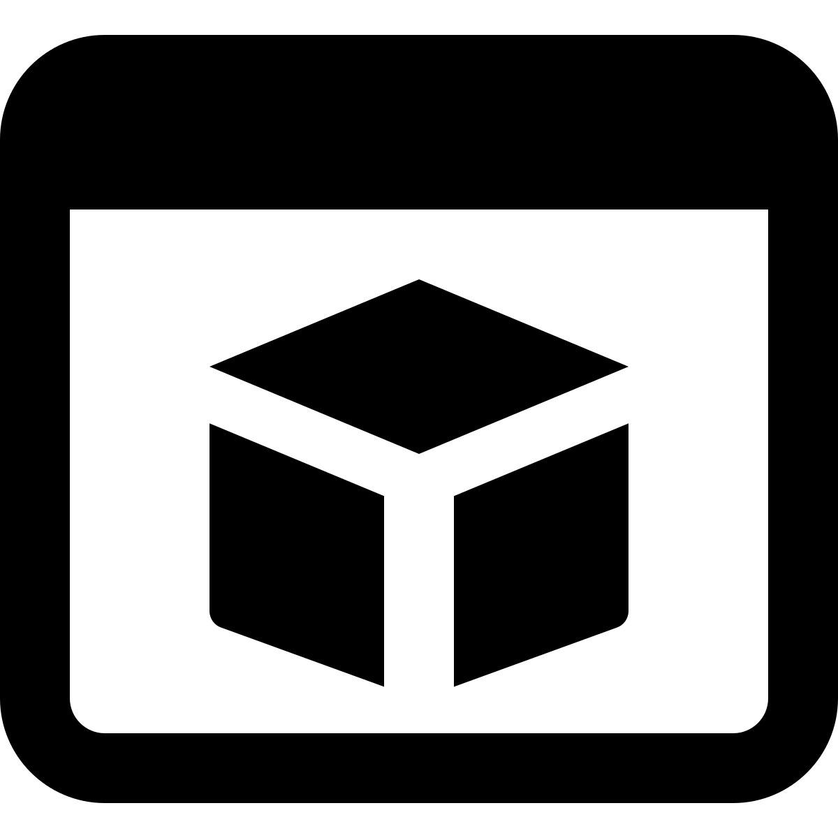 3d model browser icon