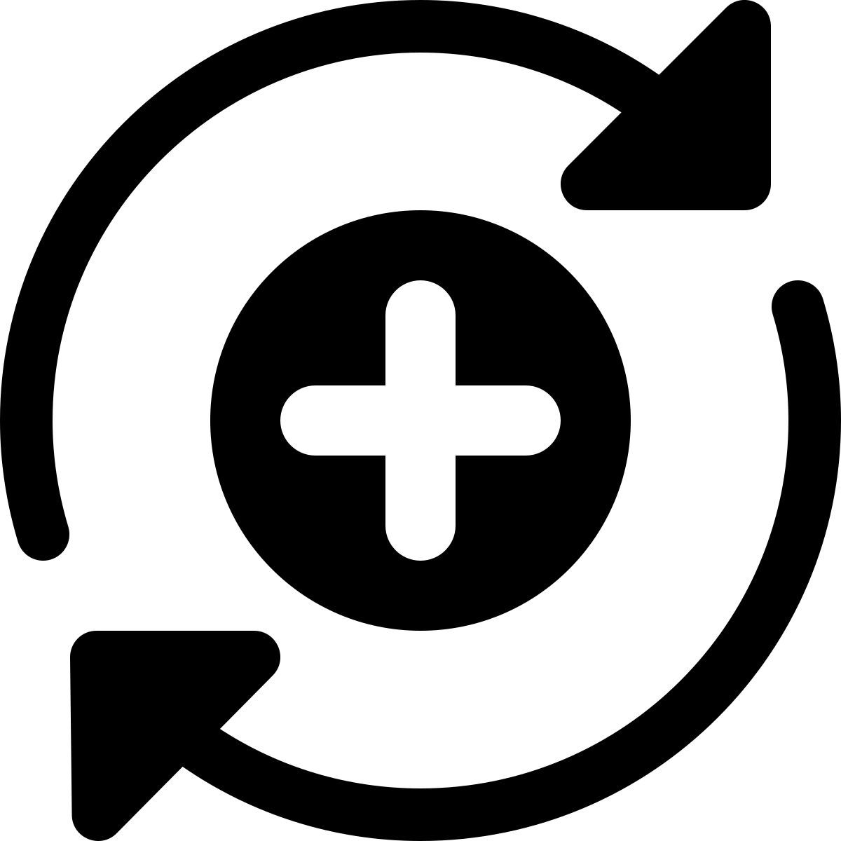 add and sync icon