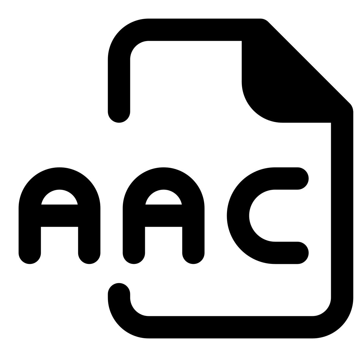 aac file icon