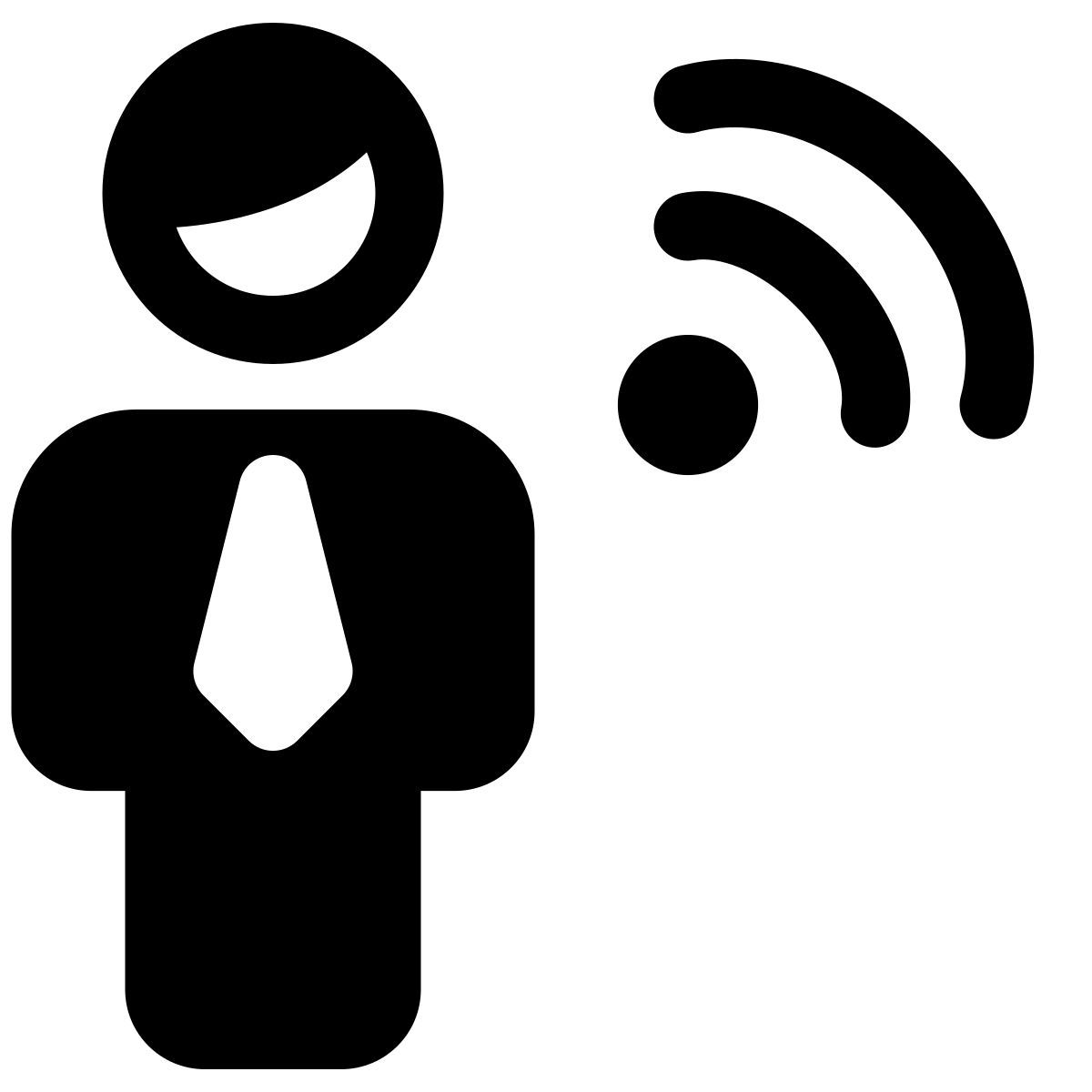 application warning with exclamation sign layout for company website icon