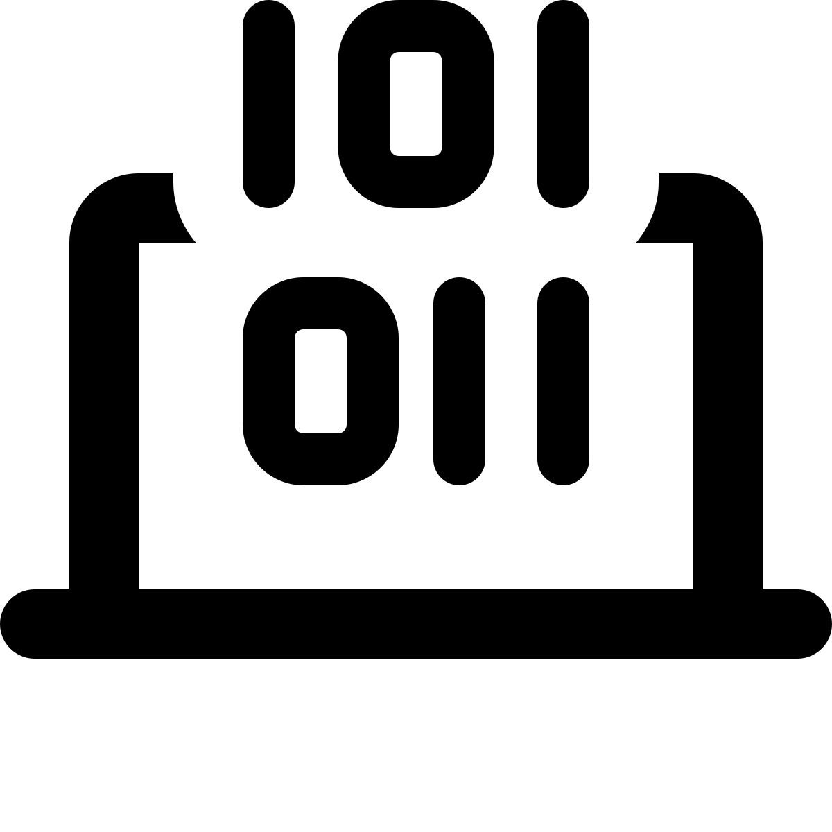 laptop coding icon