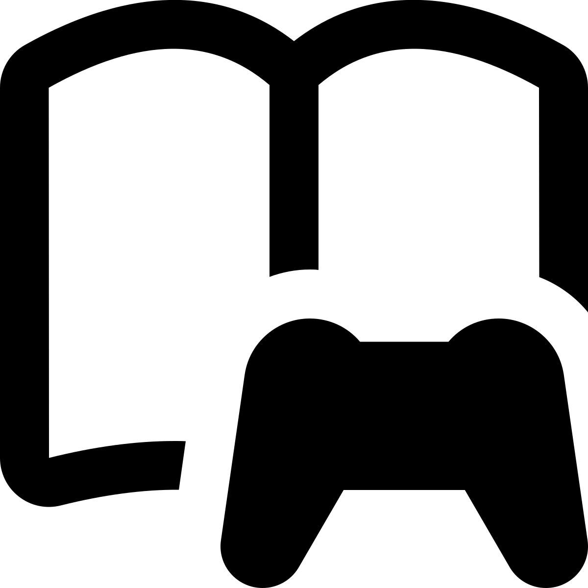 video game guidebook icon