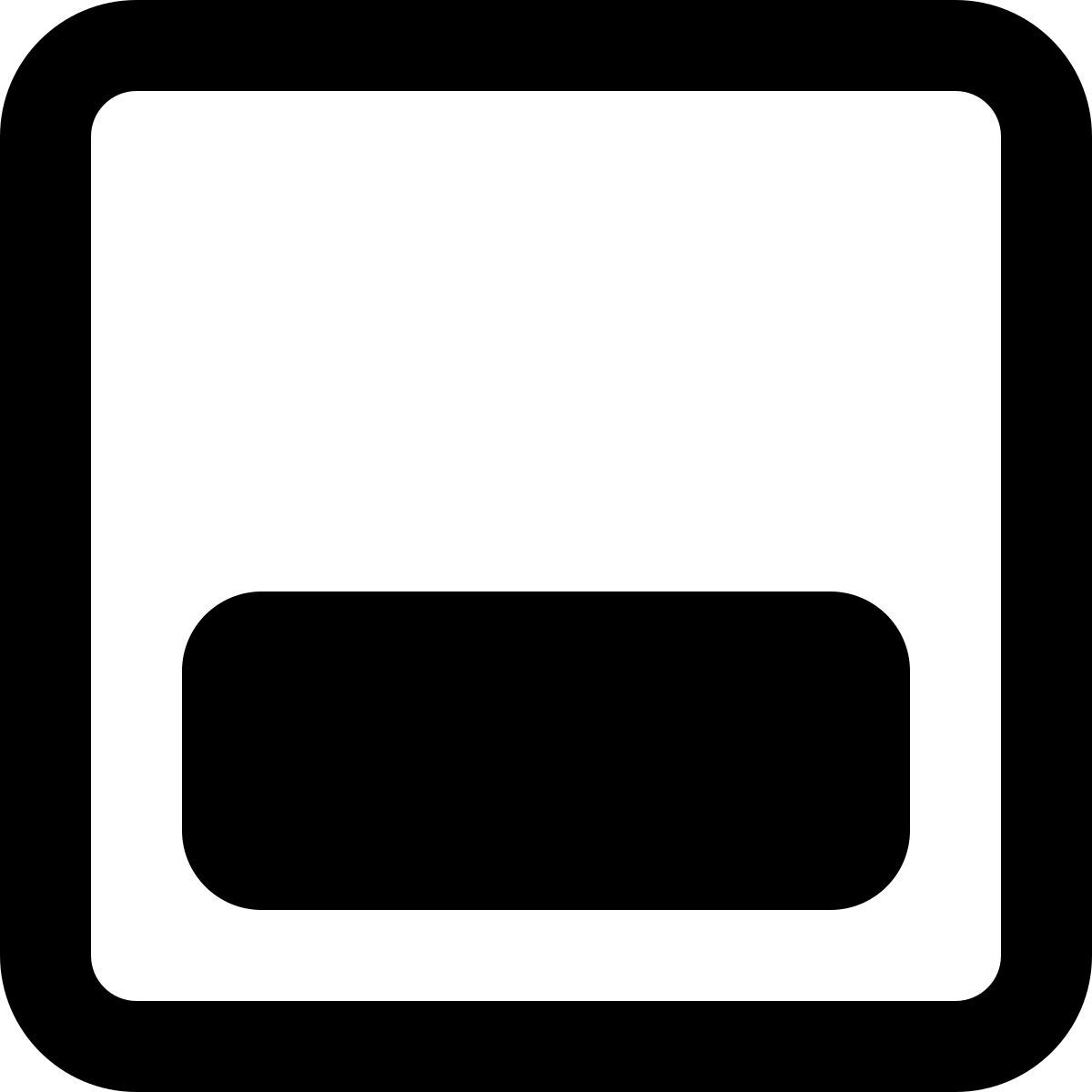 bottom alignment setting adjust layout footer edit position button icon