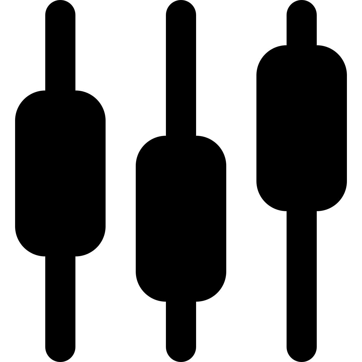 candlestick chart icon