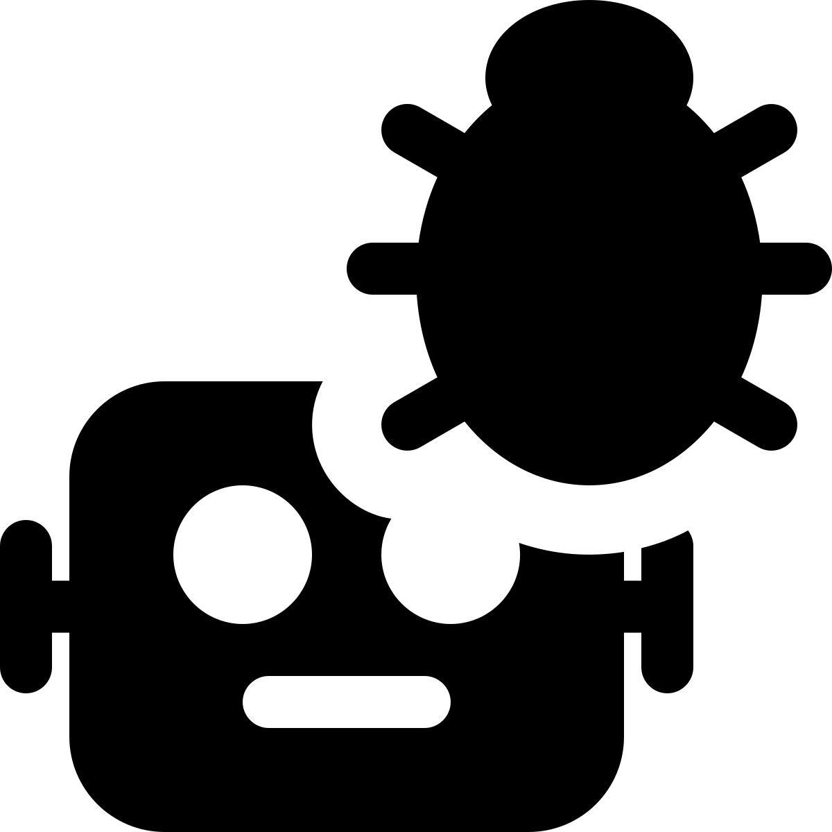 Bug do sistema operacional do robô icon