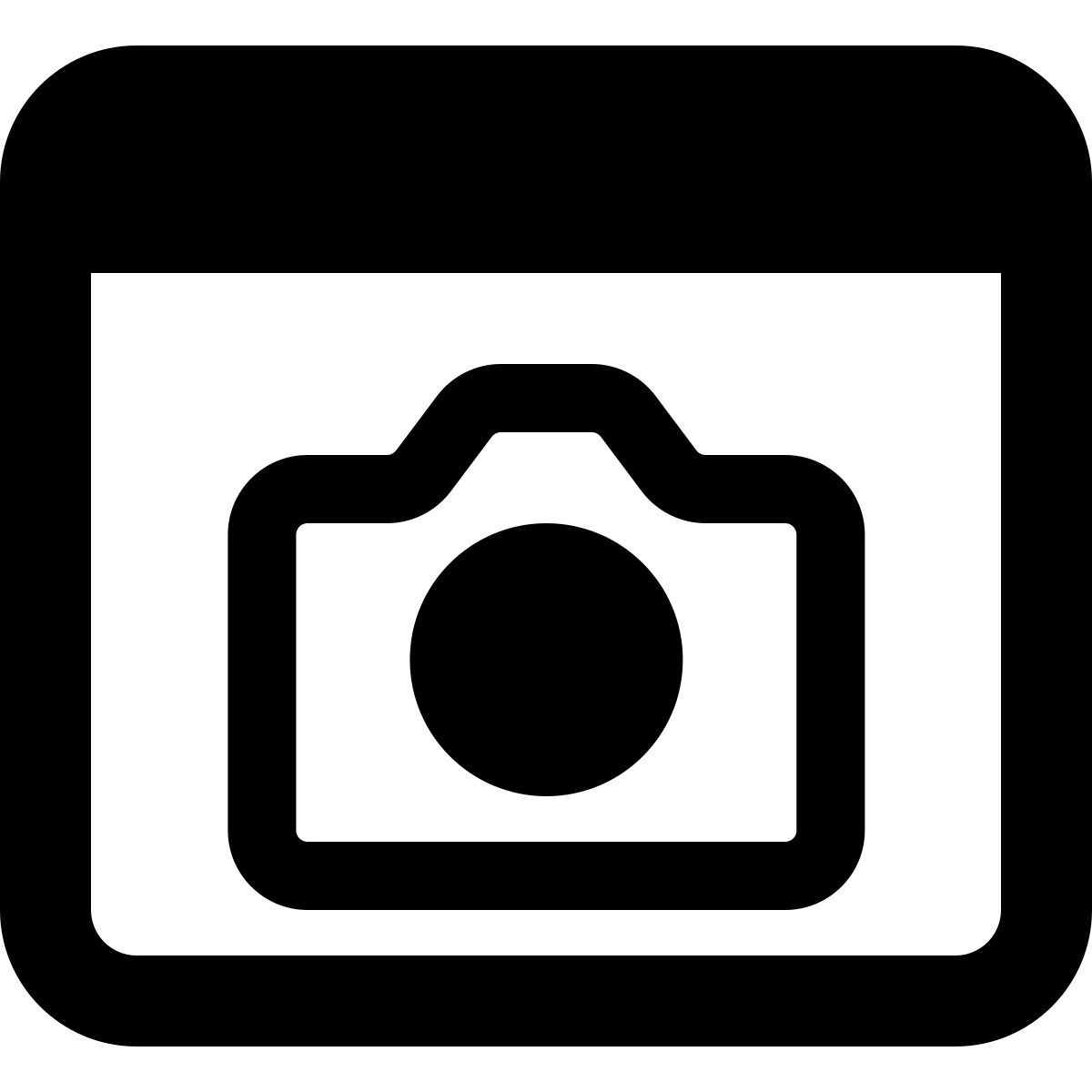 site web de photos icon