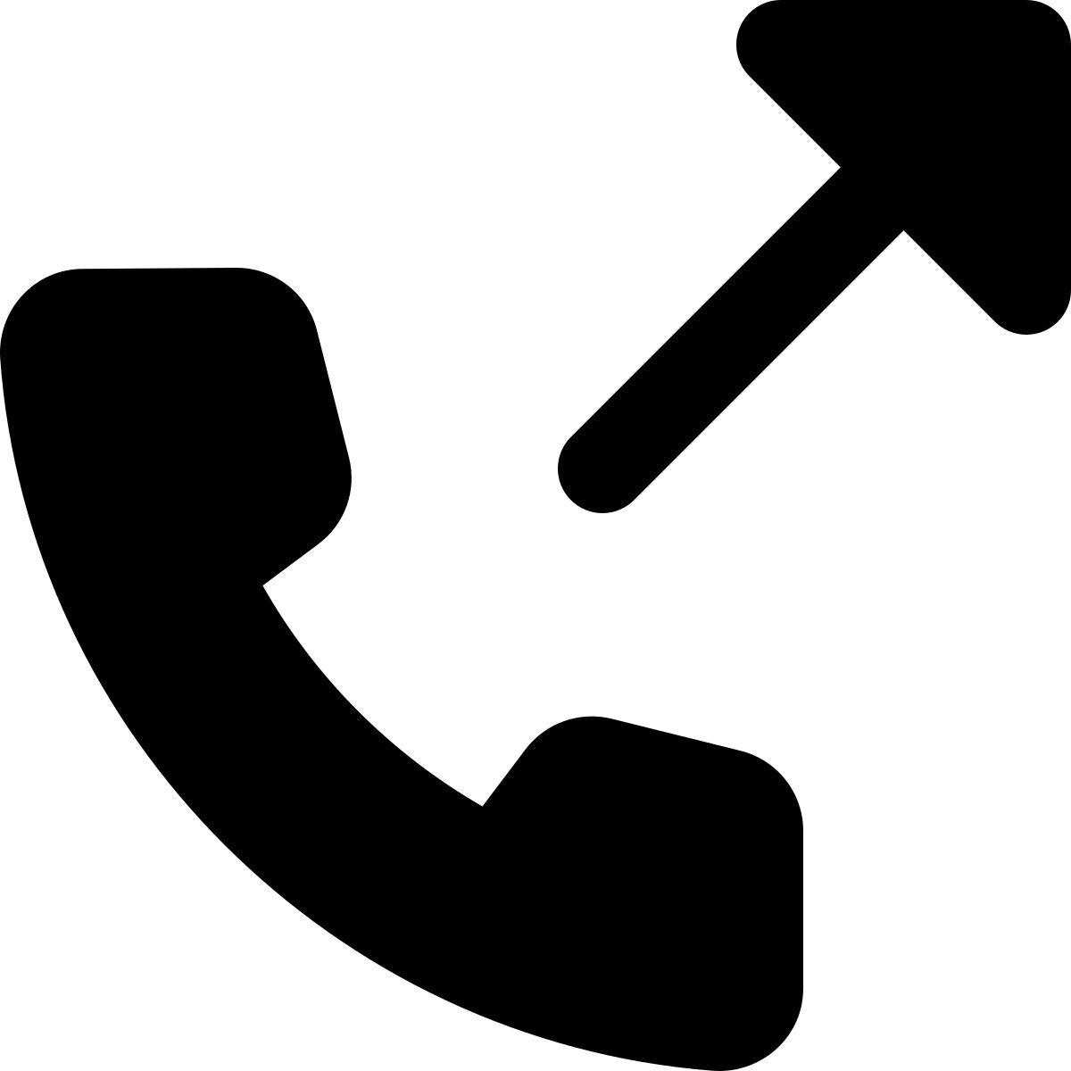 forward telephone call icon