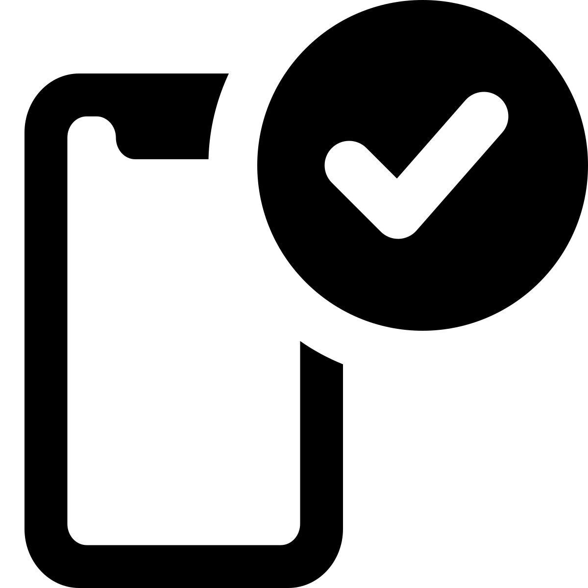 확인된 전화 icon