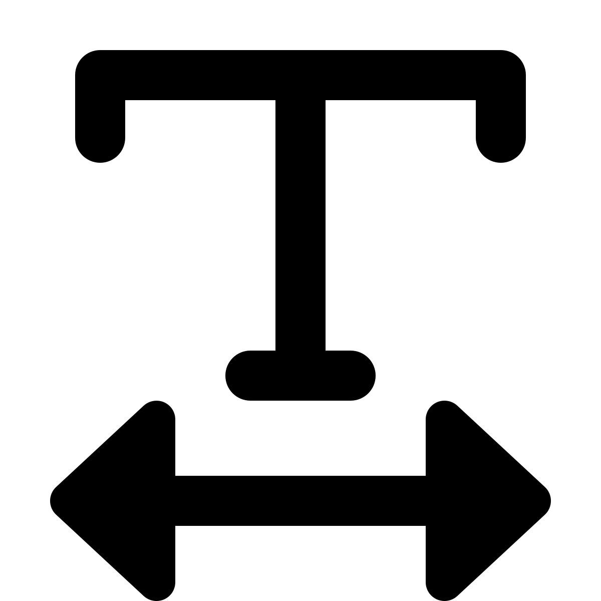 font width icon