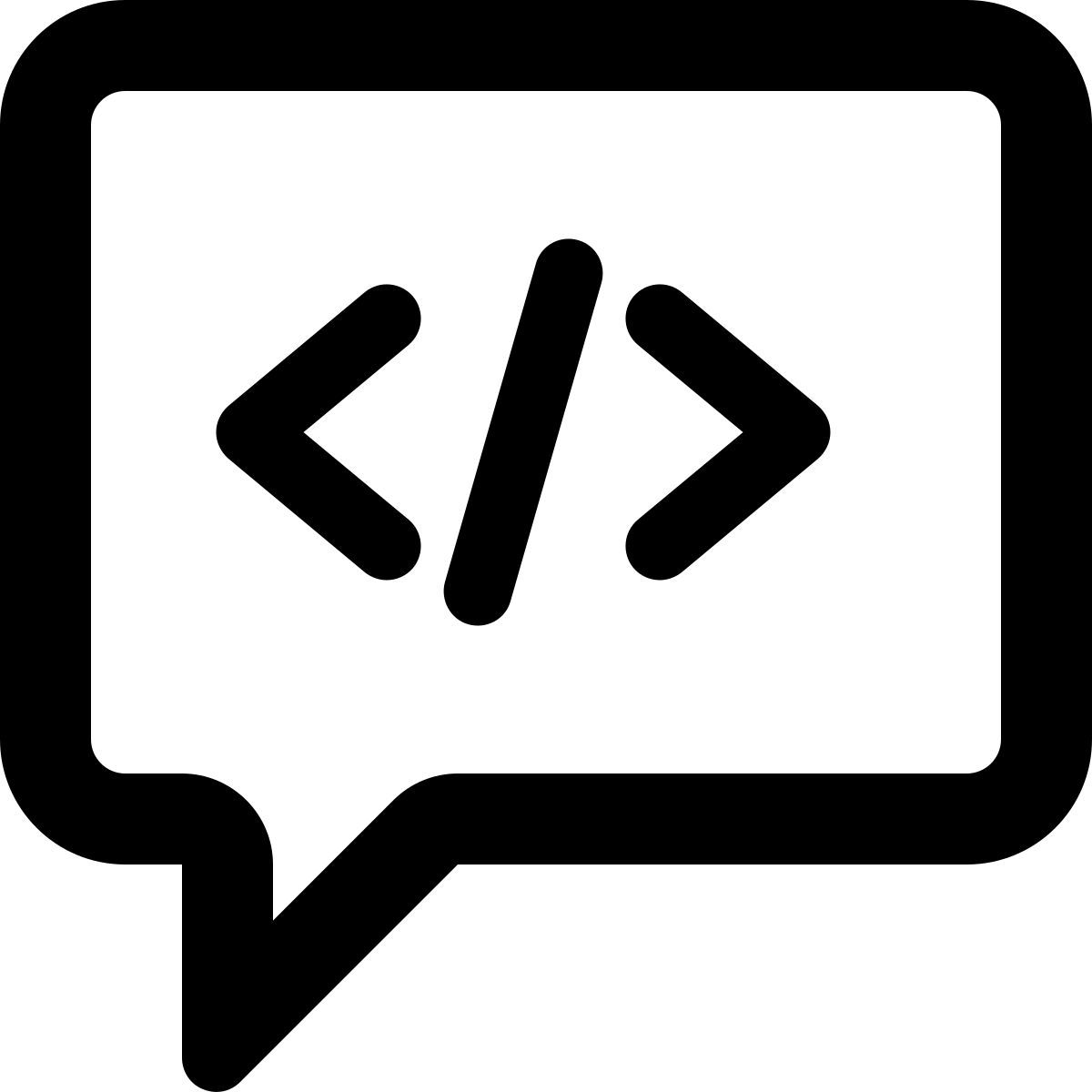 code discussion icon