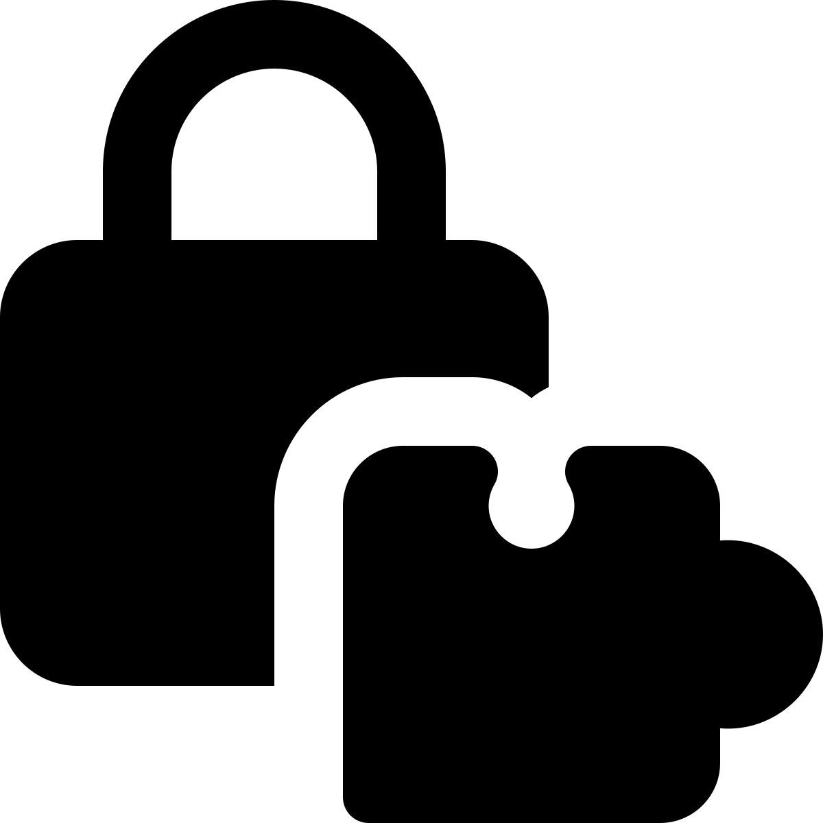 lock extension icon