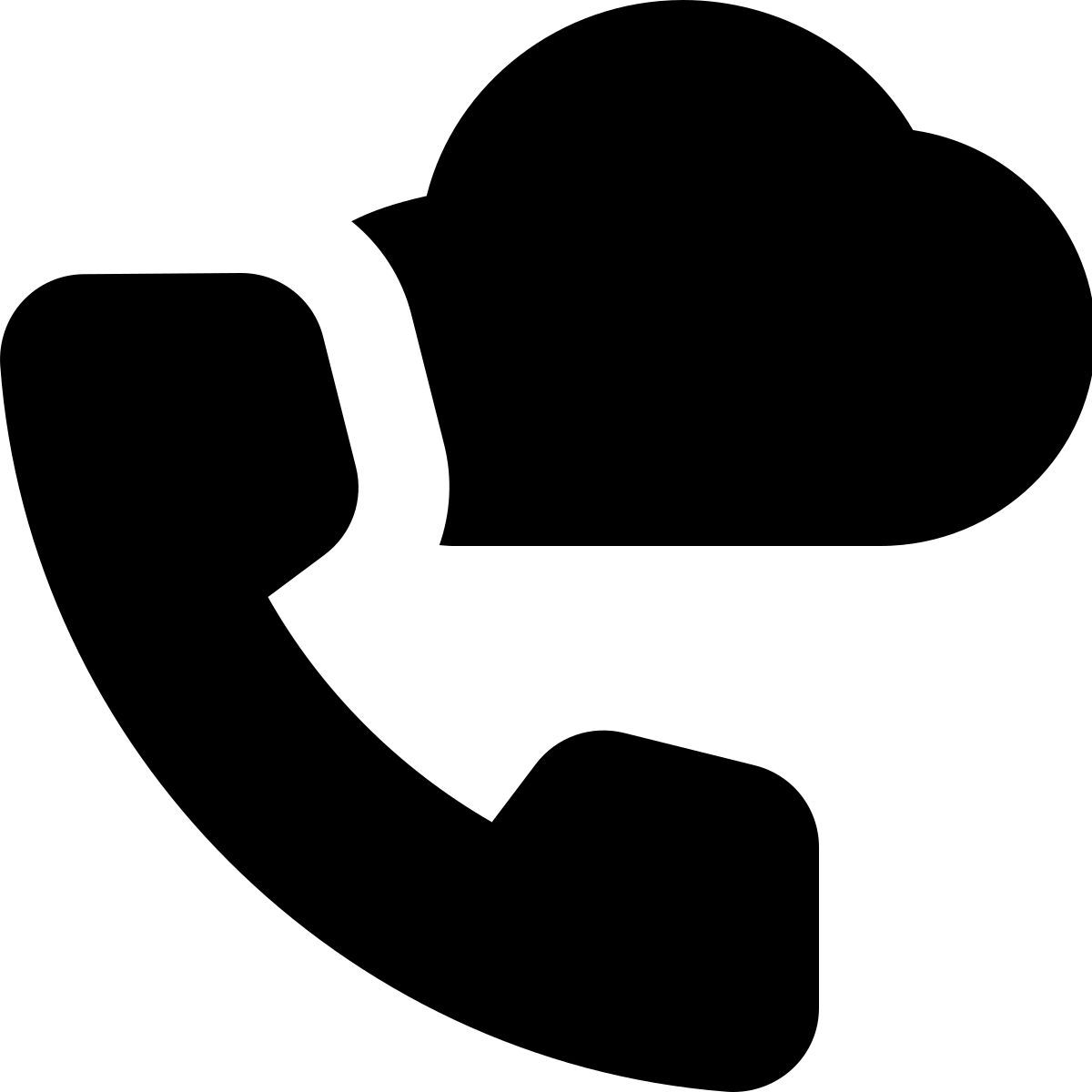 chamada na nuvem icon