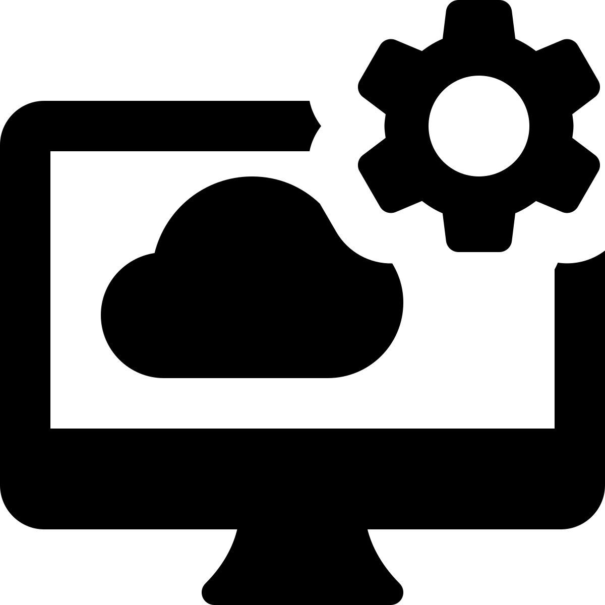 configuration de logiciel de cloud computing externe sur ordinateur personnel web bold tal revivo icon