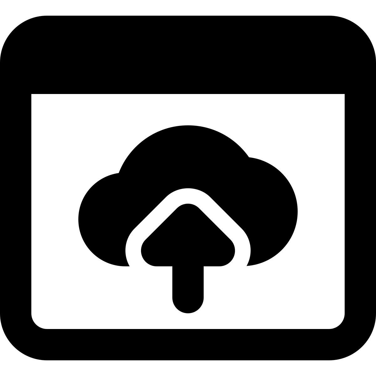 cloud data upload icon