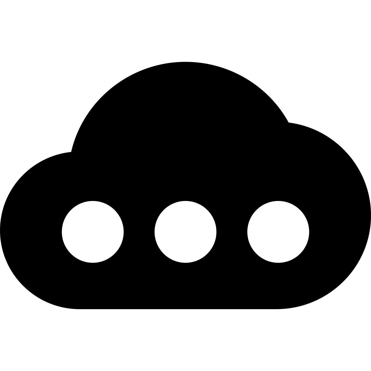Verarbeitungs-Cloud icon