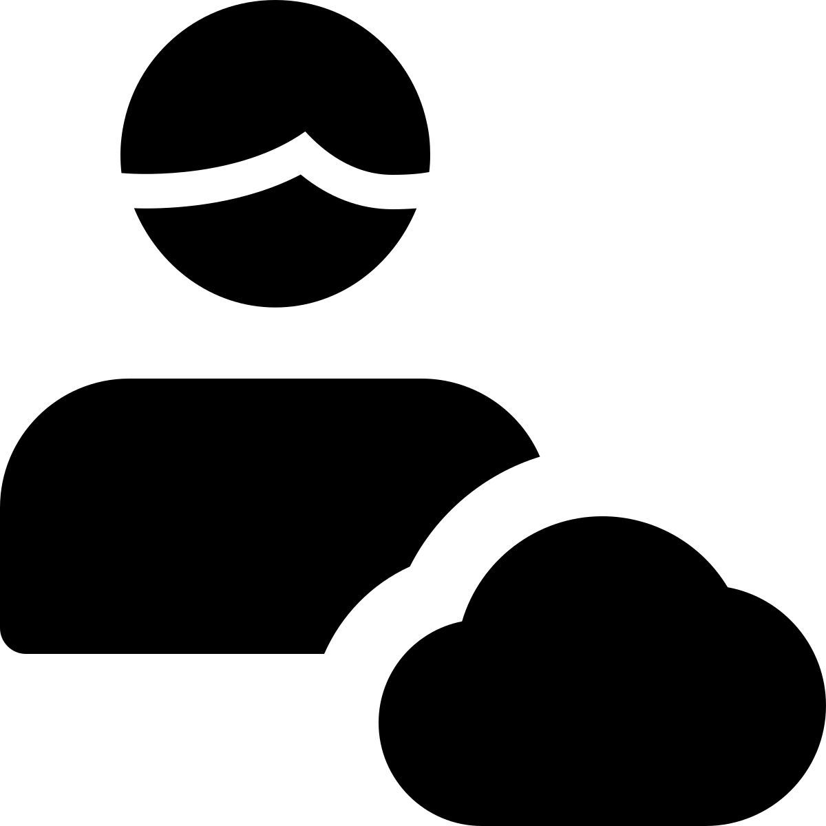 cloud user icon