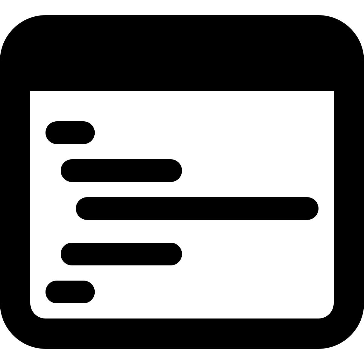 code lines icon