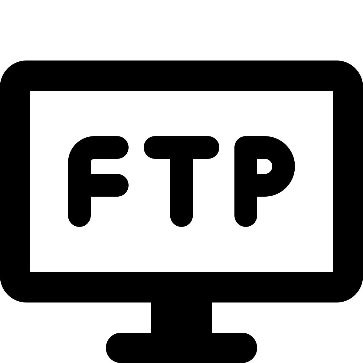 ftp de computadora icon