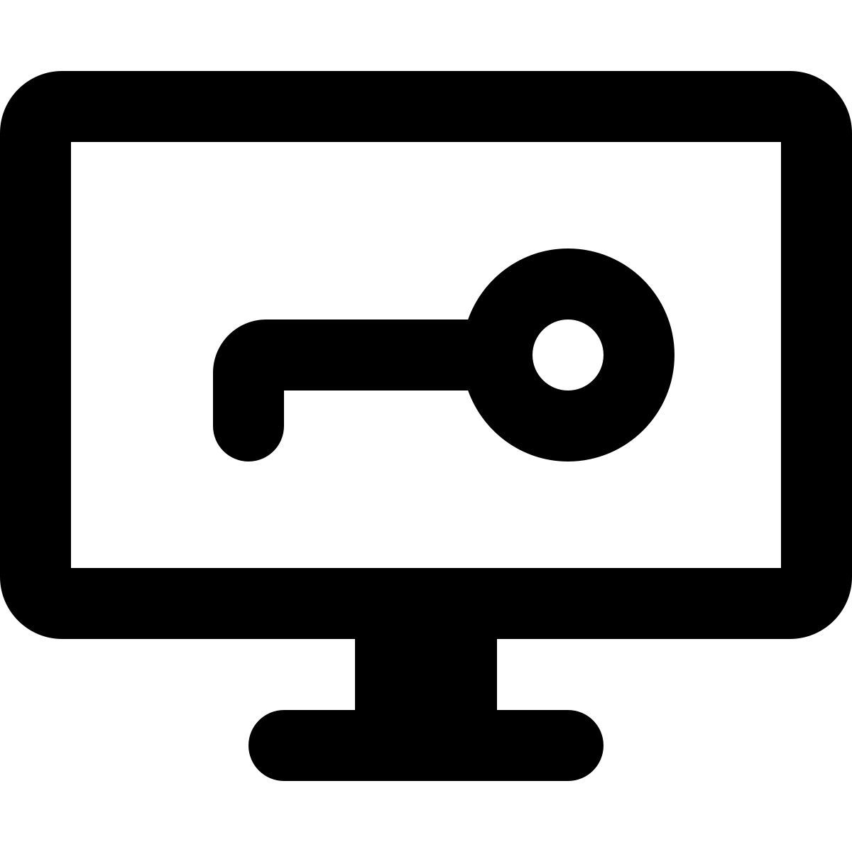 geschützter computer icon