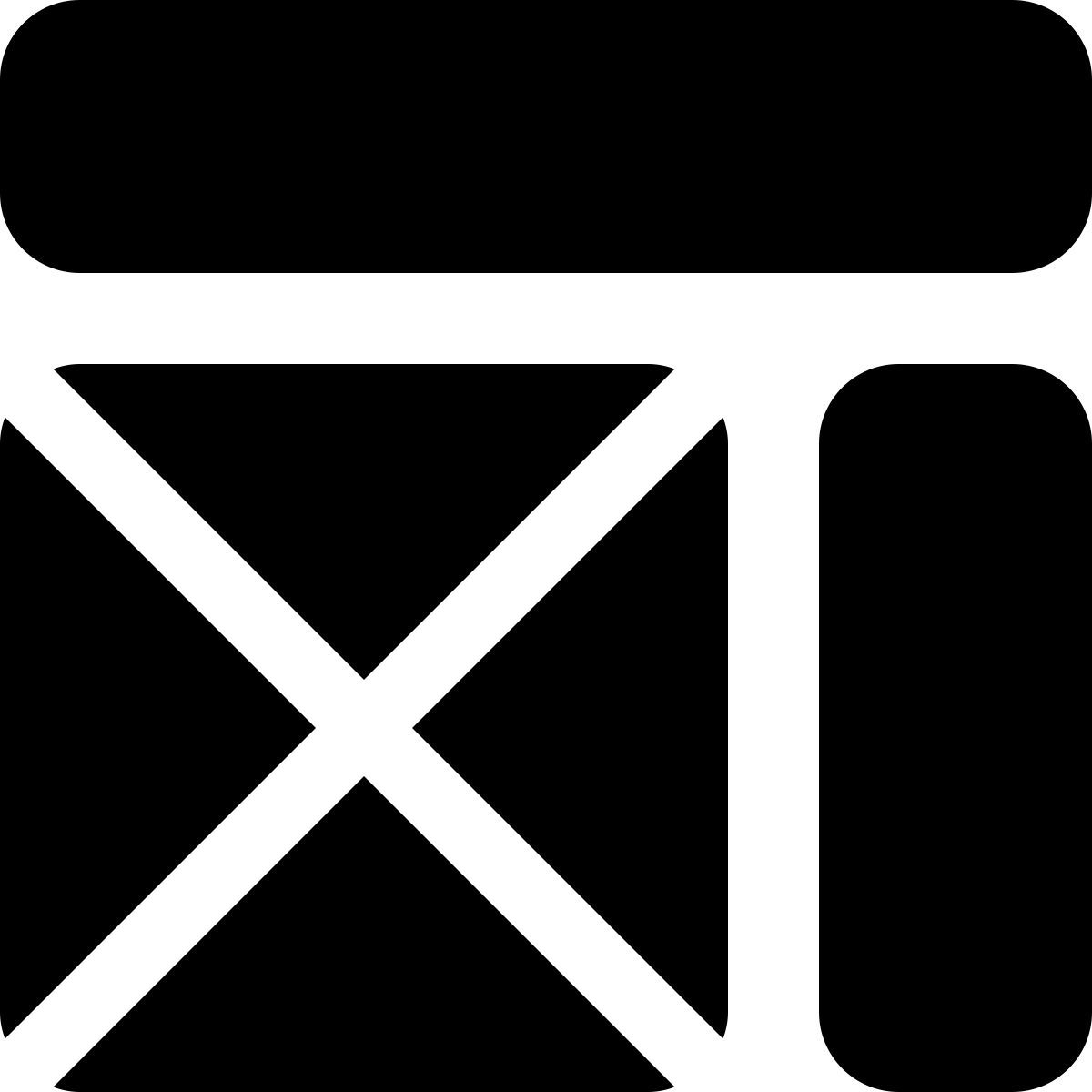 title layout design icon