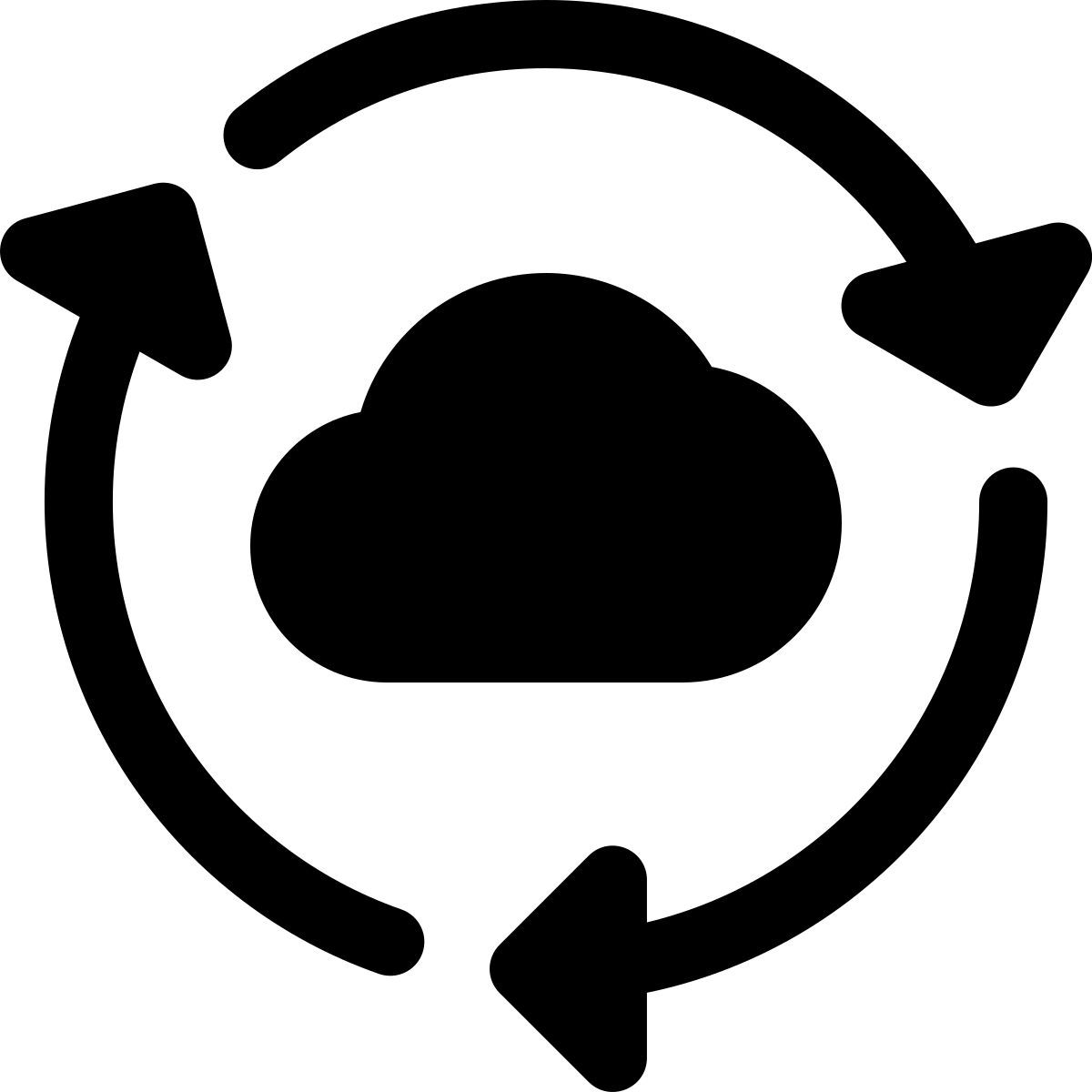 cloud synchronization icon