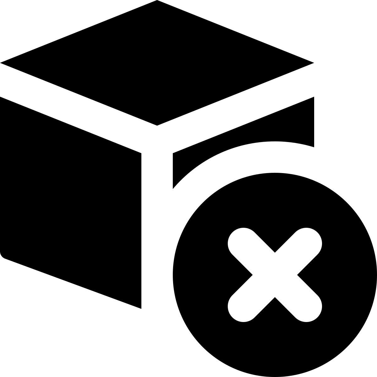 delete 3d model icon