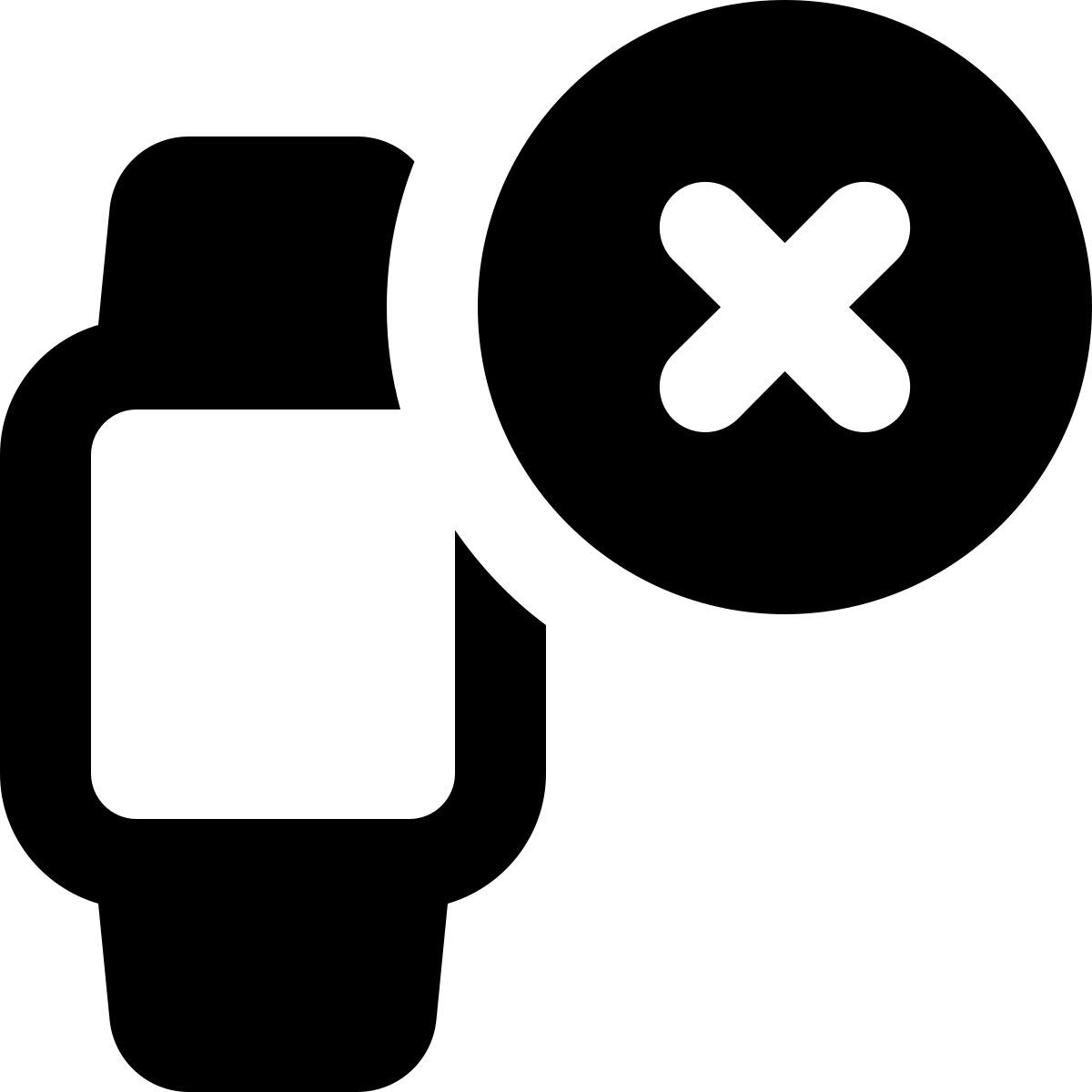 delete smartwatch app icon