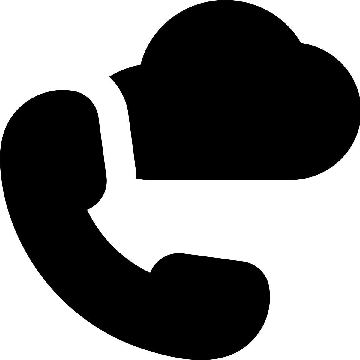 llamada en la nube icon