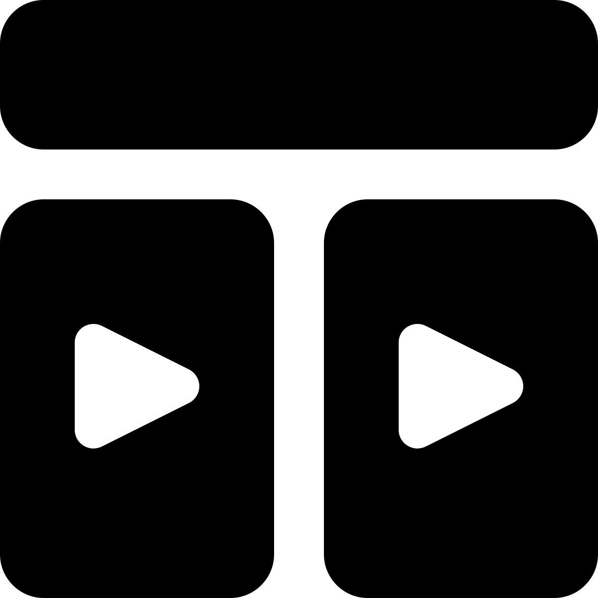 comparaison vidéo icon