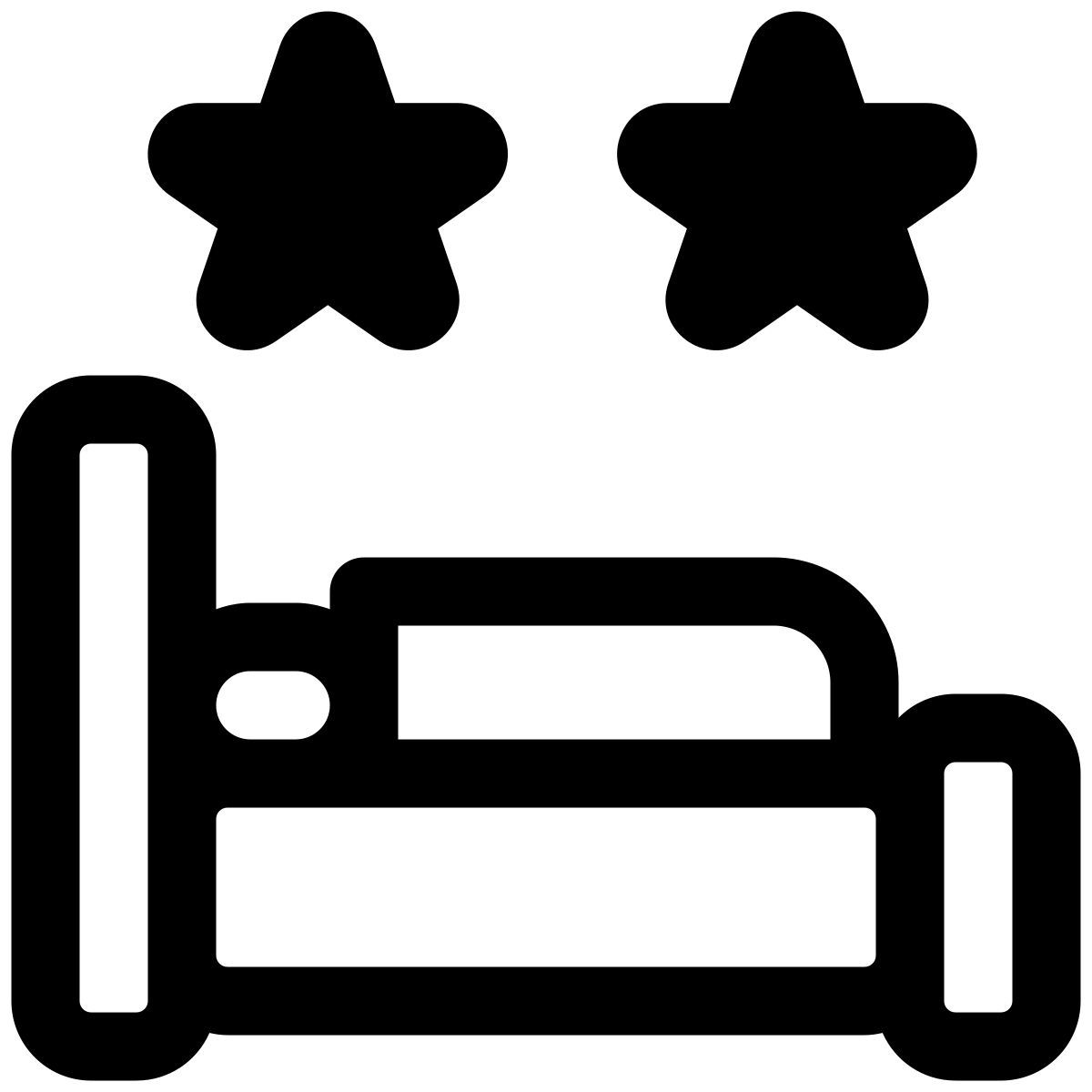 hotel a due stelle icon