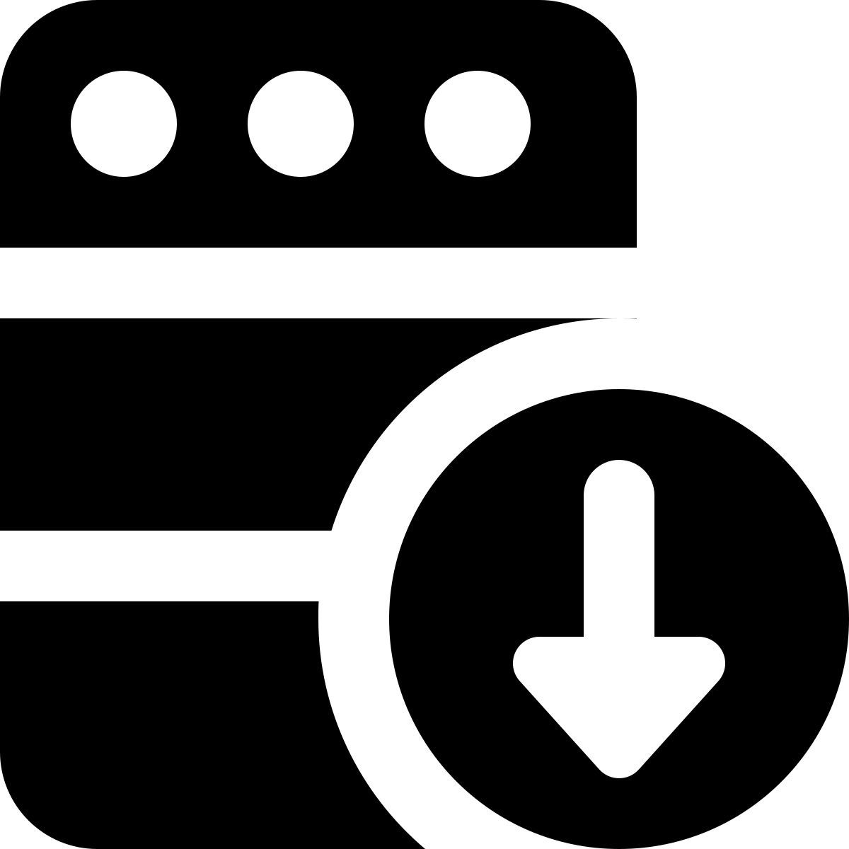 서버에서 파일 다운로드 icon