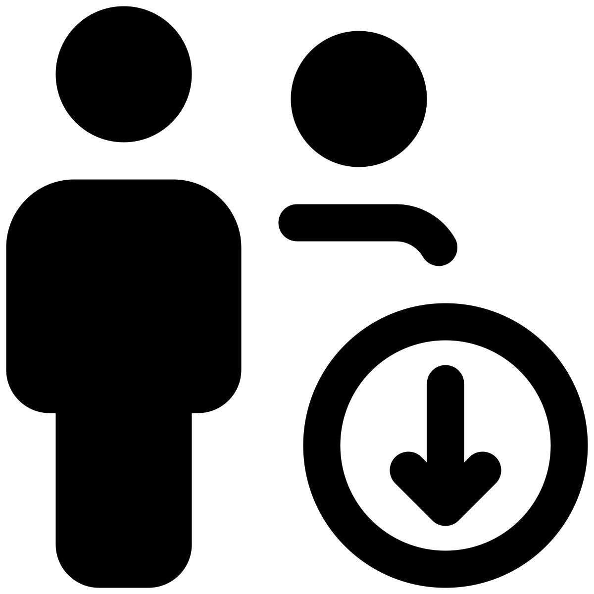 사용자 데이터 다운로드 icon