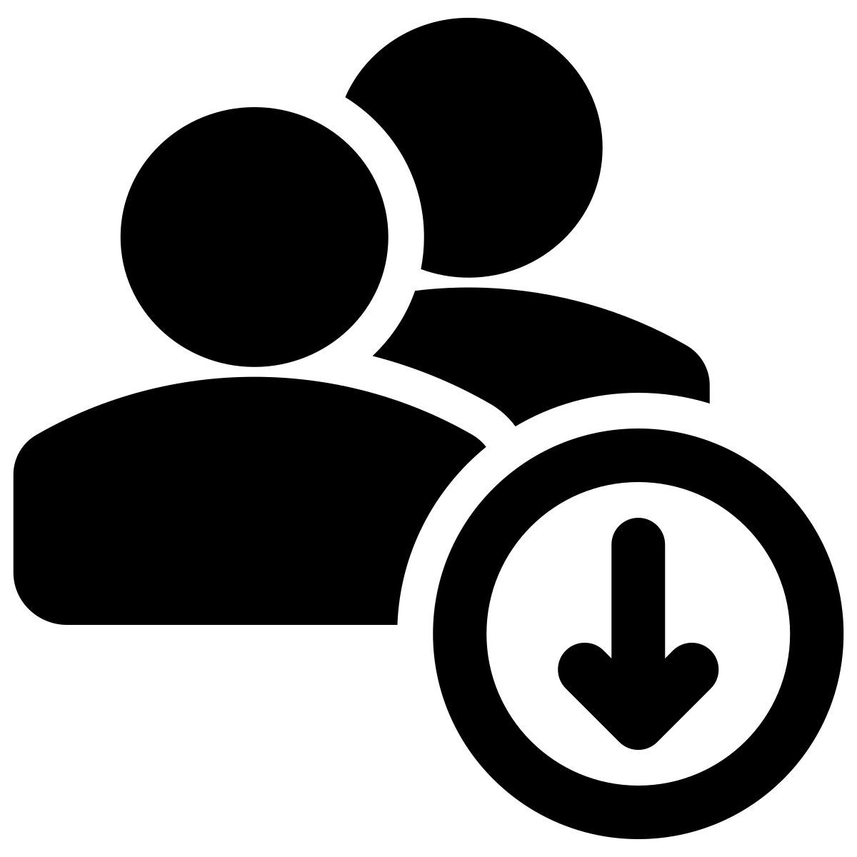 download group data icon