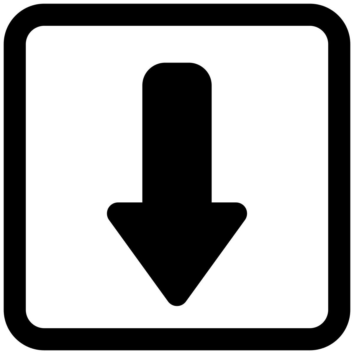 direzione verso il basso icon