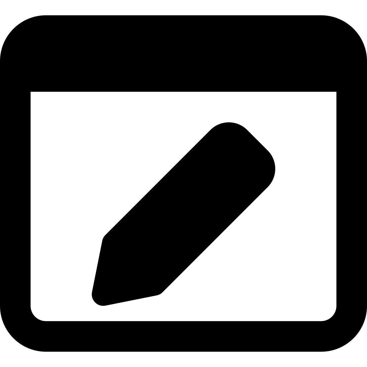 edit webpage icon