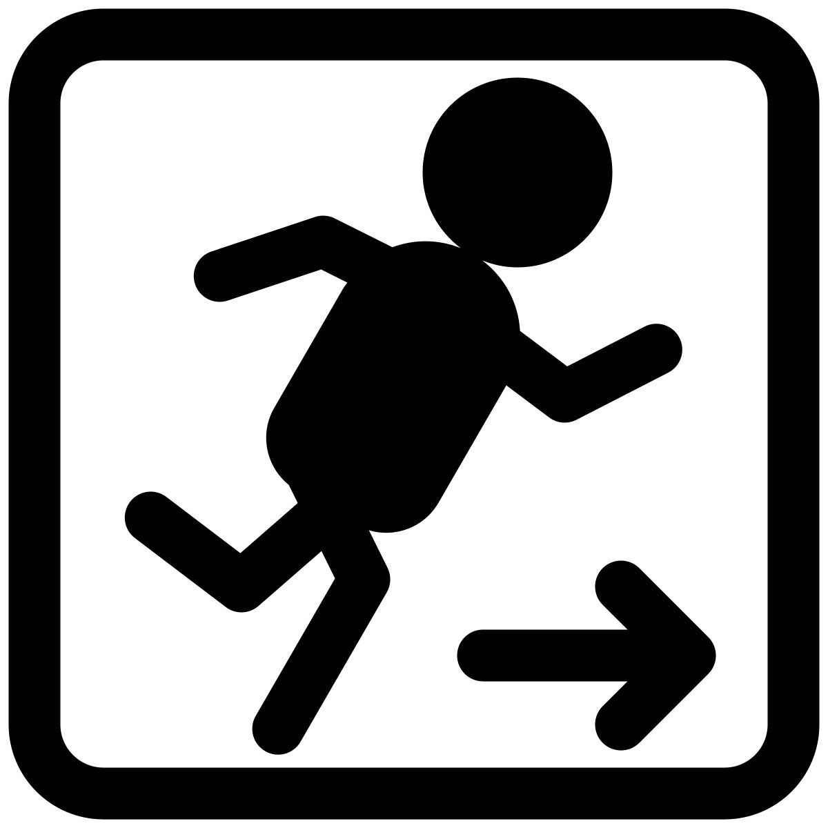 非常口 icon