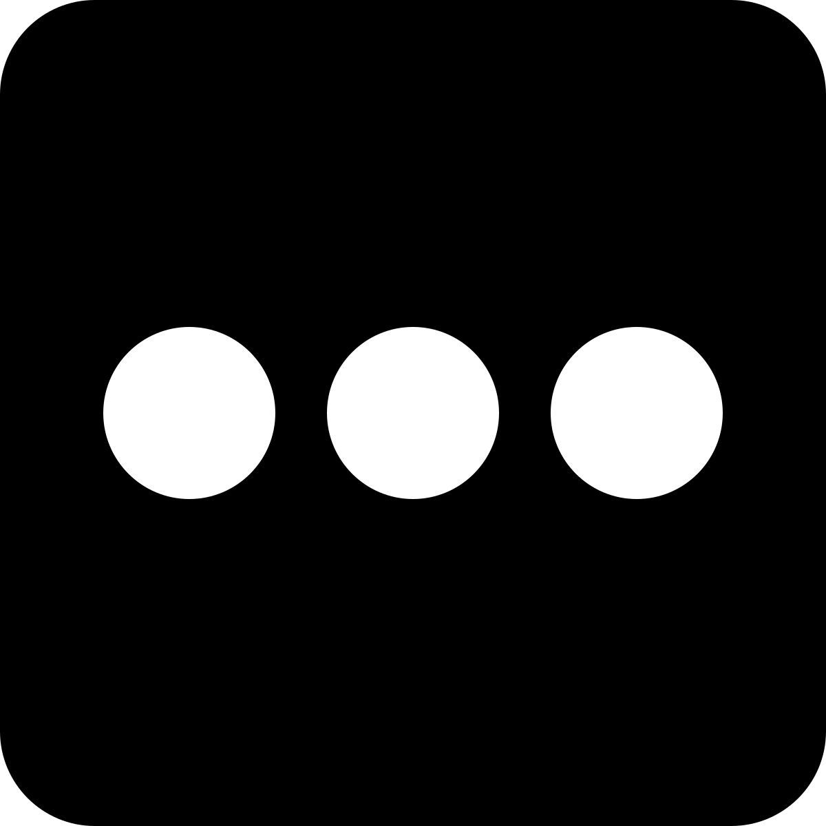 menú cuadrado icon